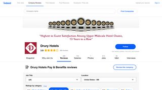 Working at Drury Hotels: 118 Reviews about Pay & Benefits | Indeed ...