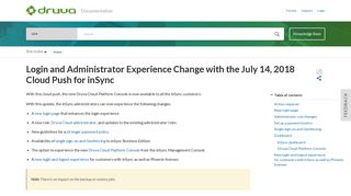 Login and Administrator Experience Change with the July 14, 2018 ...