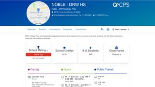 noble - drw hs - Chicago Public Schools