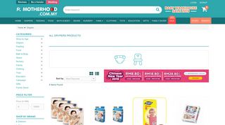 Buy Drypers Online | Shop Best Price at Motherhood.com.my Malaysia