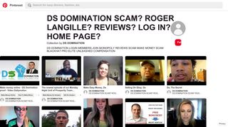 ds domination scam? roger langille? reviews? log in? - Pinterest
