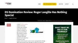 DS Domination Review: Roger Langille Has Nothing Special