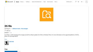 Get DS file - Microsoft Store