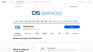 DS Services Careers and Employment | Indeed.com
