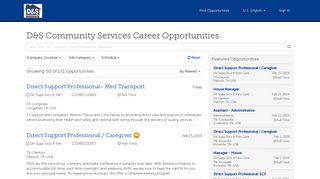 D&S Community Services Career Opportunities - My Job Search