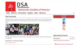 Get Involved - Democratic Socialists of America (DSA)