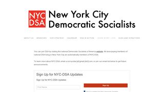 Learn More / Join — NYC Democratic Socialists - NYC-DSA