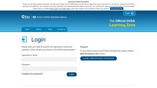 Login - User Login | DVSA