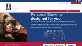 Personal Banking with DeMotte State Bank