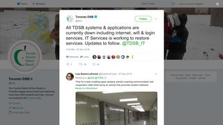 Toronto DSB on Twitter: 