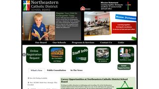 Northeastern Catholic District School Board - Homepage
