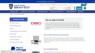 DSC Alarm Systems - Alarm System Store