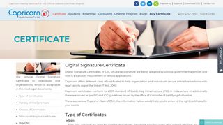 Digital Signature Certificate (DSC) - Certificate.Digital