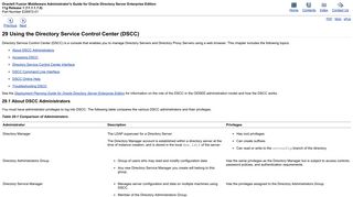 Using the Directory Service Control Center (DSCC) - 11g Release 1 ...