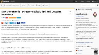 Mac Commands - Directory Editor, dscl and Custom Inventory ...