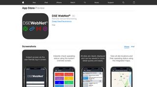 DSE WebNet® on the App Store - iTunes - Apple