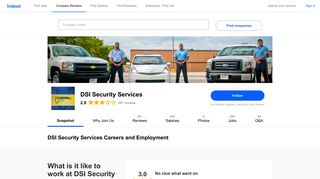 DSI Security Services Careers and Employment | Indeed.com