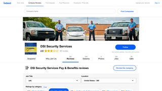 Working at DSI Security Services: 124 Reviews about Pay & Benefits ...