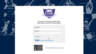 DSK School's Online Portal.
