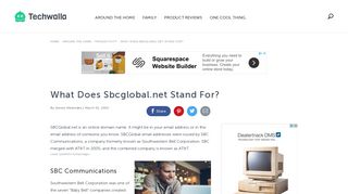 What Does Sbcglobal.net Stand For? | Techwalla.com
