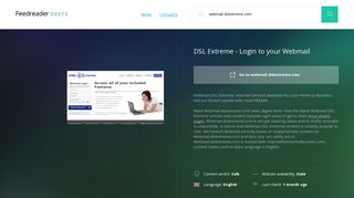 Get Webmail.dslextreme.com news - DSL Extreme - Login to your ...