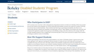Students | Disabled Students' Program