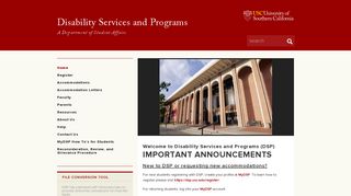 USC DSP - University of Southern California