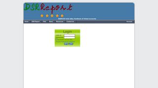 DSR Report - Login