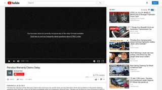 Perodua Warranty Claims Delay - YouTube