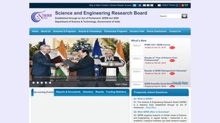 Home: Science and Engineering Research Board, Established ...