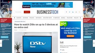 How to watch DStv on up to 5 devices at no extra cost - BusinessTech