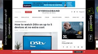 How to watch DStv on up to 5 devices at no extra cost - MyBroadband