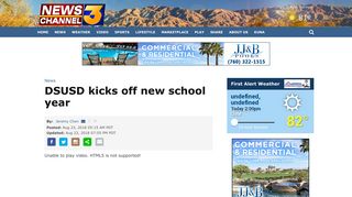 DSUSD kicks off new school year - KESQ