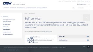 self service | DSV