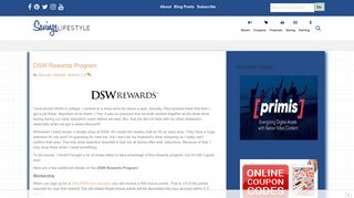 DSW Rewards Program - Savings Lifestyle