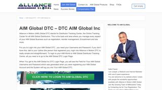 AIM Global DTC - DTC AIM Global Inc - Alliance in Motion Global Nigeria