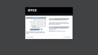 DTCC - Change Password