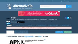 Free DtDNS Alternatives - AlternativeTo.net