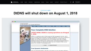 DtDNS will shut down on August 1, 2018 - VPNrevie.ws