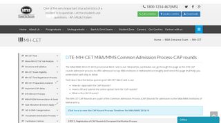 DTE-MH-CET-MBA/MMS 2017-19 Detailed Common Admission ... - IMS