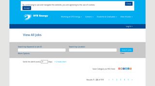 View All Jobs - DTE Energy Careers Homepage