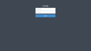 DTMS | Login