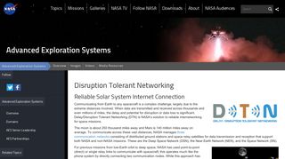 Disruption Tolerant Networking - Nasa