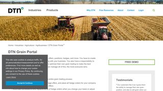 DTN Grain Portal. Optimize & Protect Everyone's Bottom Line. - DTN.com