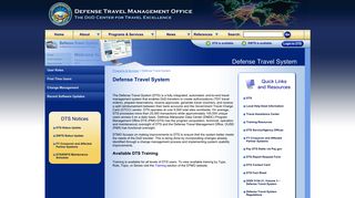 Defense Travel System - Defense Travel Management Office