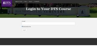 Login to Your DTS Course | Dallas Theological Seminary – Free ...