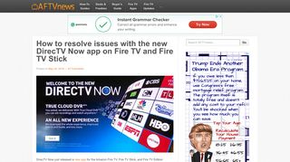 How to resolve issues with the new DirecTV Now app on Fire TV and ...