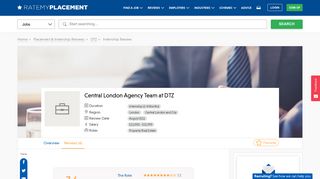 Central London Agency Team at DTZ Review | RateMyPlacement