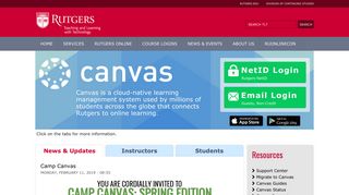 Canvas | teachingandlearning.rutgers.edu