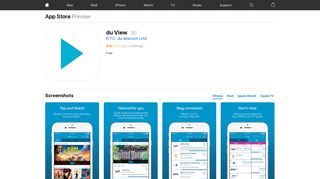 du View on the App Store - iTunes - Apple